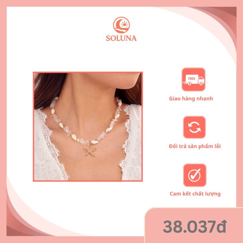 Phụ kiện đi vòng cổ sao biển