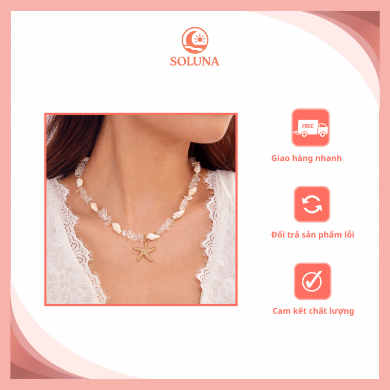 Mix vòng cổ layer đi biển xinh xắn – áo tắm