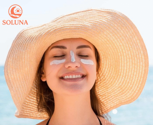 makeup đi biển bôi kem chống nắng